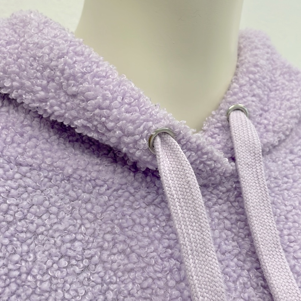 Teddy Fabric Pullover Hoodie - Picture 5 of 12
